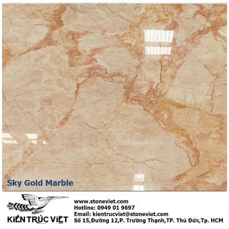 Sky Gold Marble